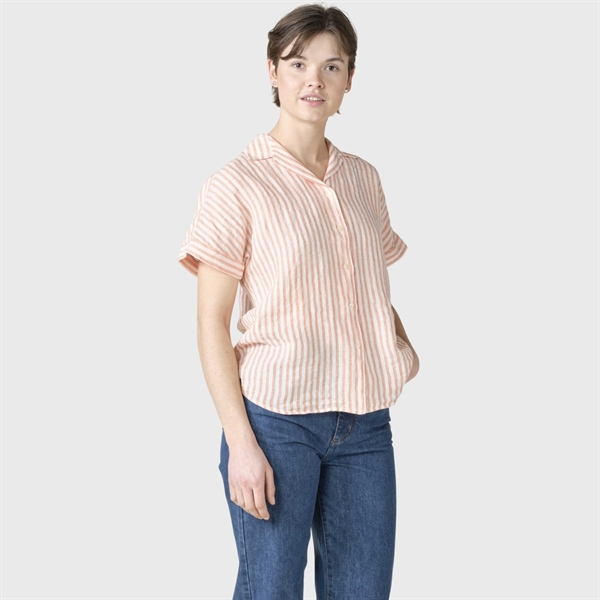 Klitmøller Collective Amanda shirt - Cream/Mandarin