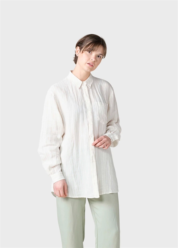 Klitmøller Collective Belinda Linen Shirt - Cream/Sand
