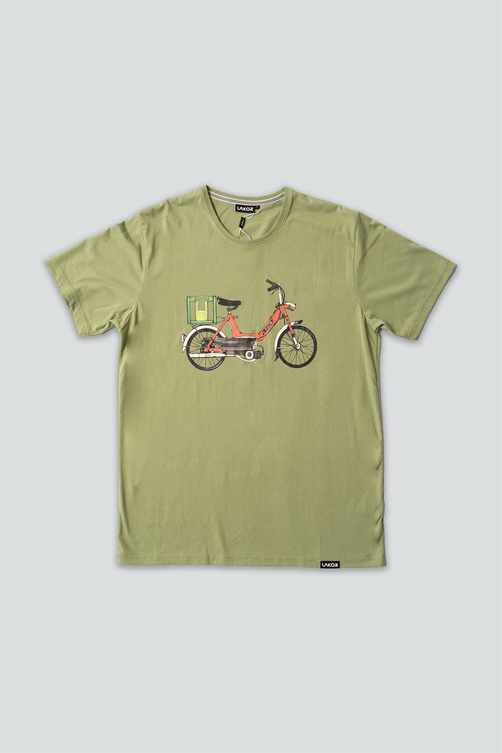 Lakor Red Puch T-shirt - Oil Green